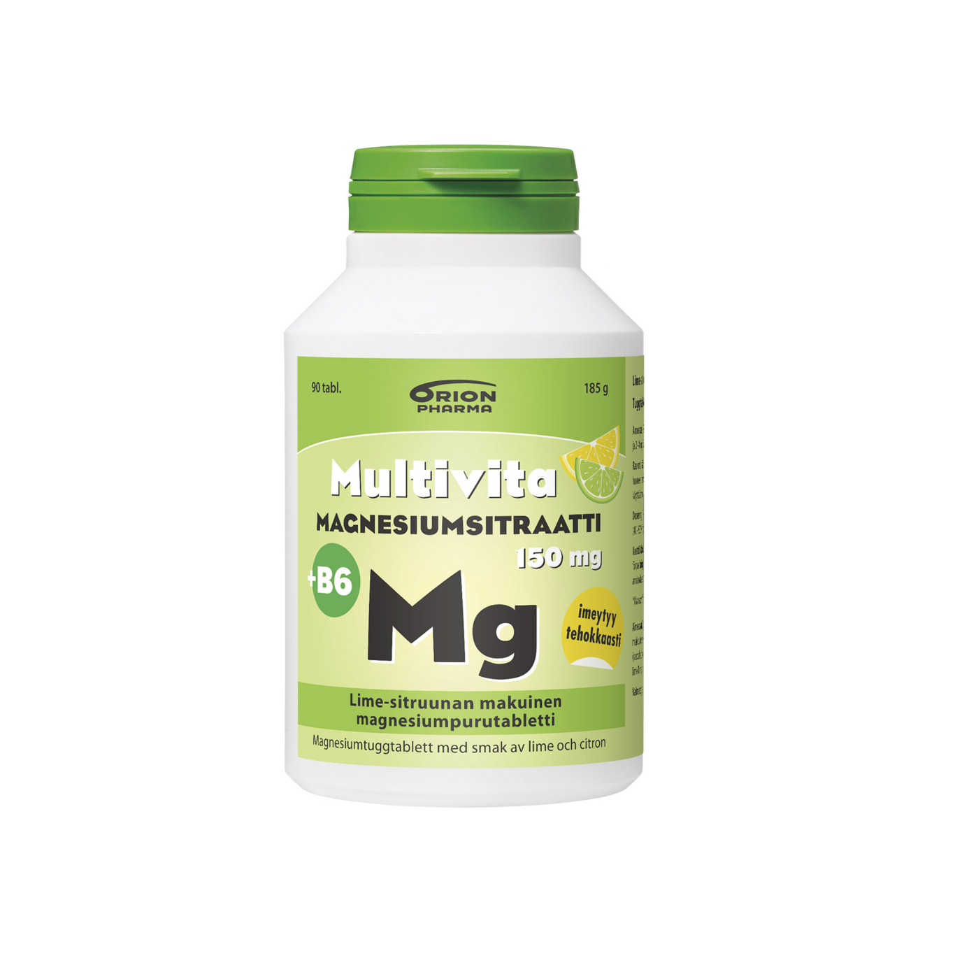 Multivita magnesium citrat 175 mg lime citron