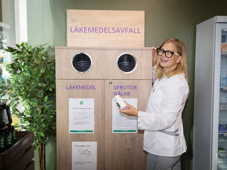 Insamling av läkemedelsavfall