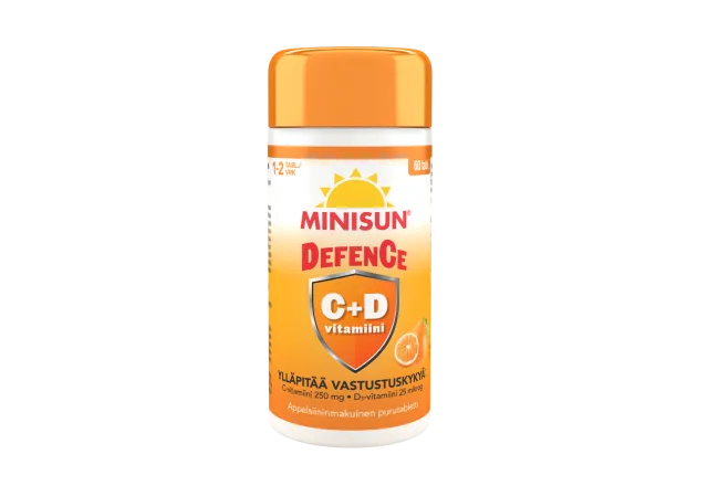Minisun Defence C+D vitamin 60tabl