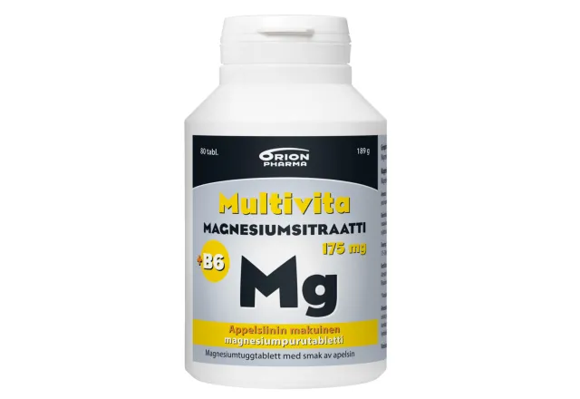 Multivita magnesium 175 mg apelsin 