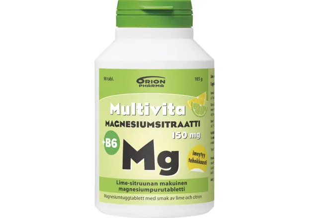 Multivita magnesium citrat 175 mg lime citron